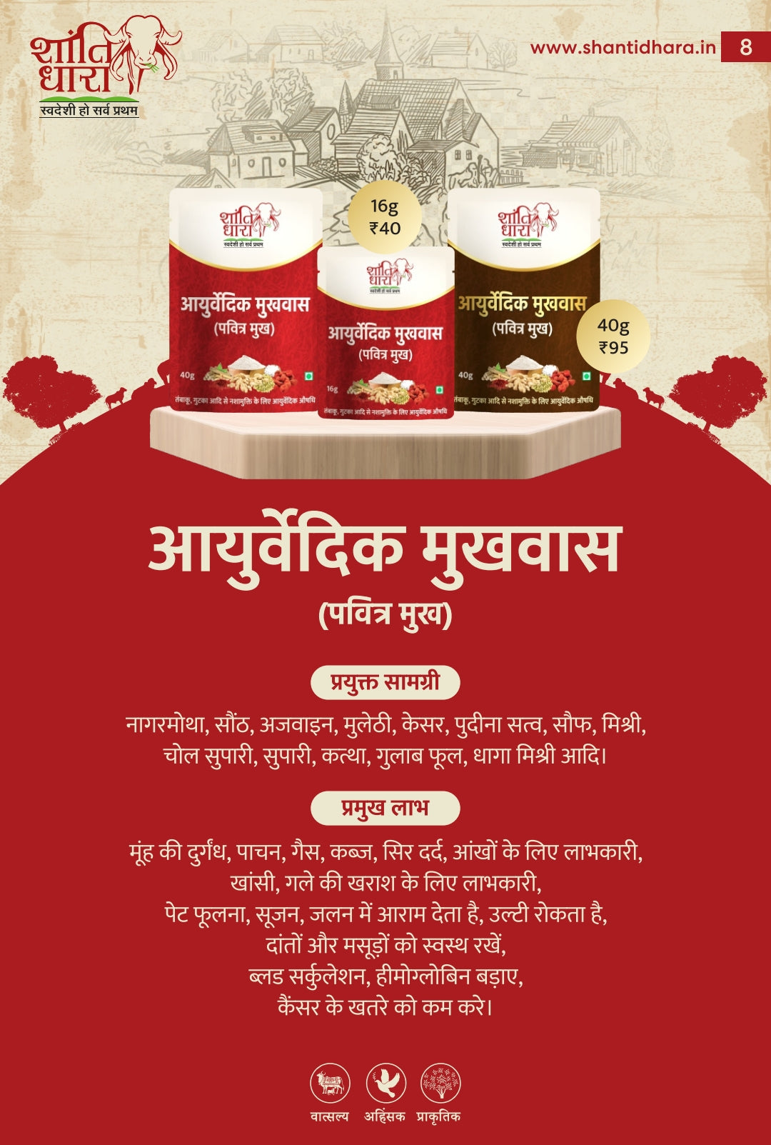 आयुर्वेदिक मुखवास Mouth freshner Mukhwas