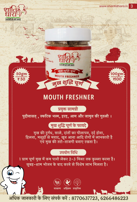 मुख शुद्धि चूर्ण (माउथ वॉश) (Mouth Wash)